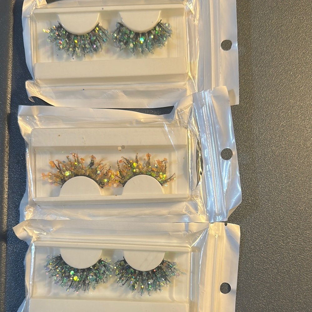 Sparkling Glitter False Eyelashes